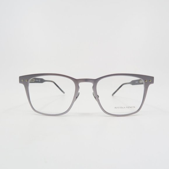 Bottega Veneta BV0181O 002 51mm. New Silver/Tortoise Aluminium Men's Eyeglasses.